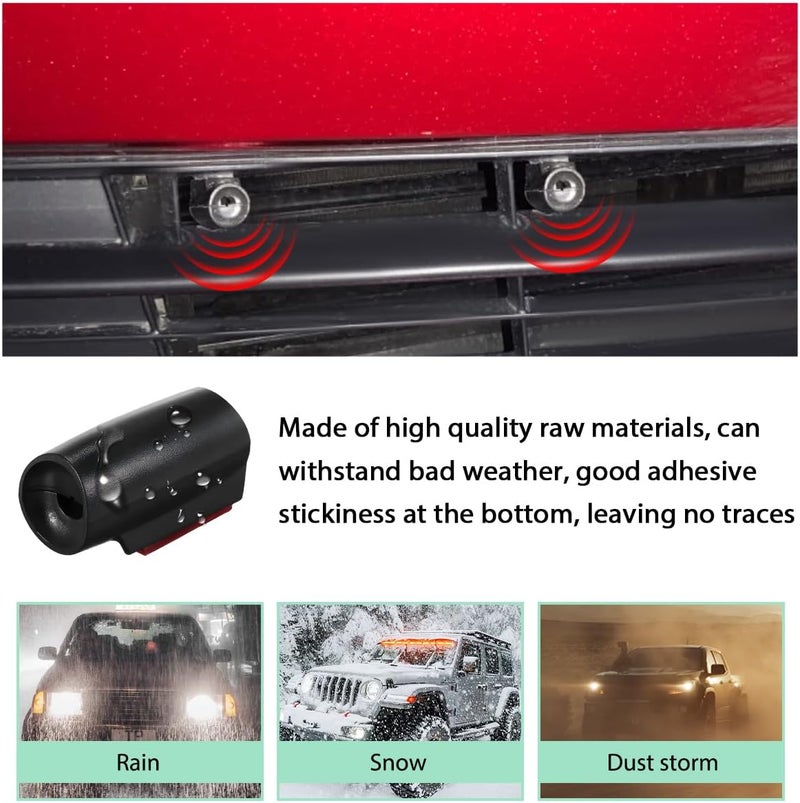 BWBWND 2 PCS Deer Whistles for Car, Save Deer Warning Whistle with Waterproof Adhesive Tape, Ultrasonic Animal Alert Horn Suitable for Sedans Trucks Motorcycles, Car Accessories - Image 5